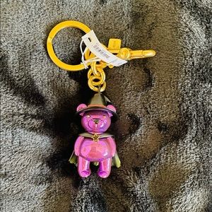 Coach witch bear charm Halloween nwt